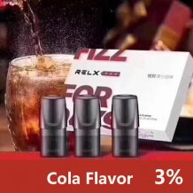 Cola Flavor Relx Cartridges 3pcs / Pack - 3% Nicotine