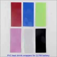 21700 battery Heat Shrink film PVC heat shrinkable wrappers